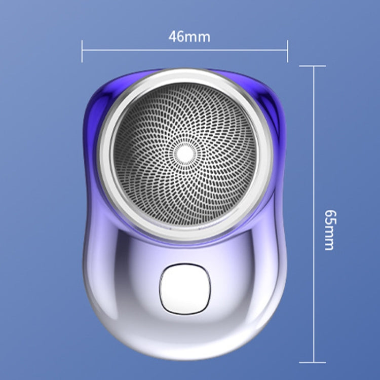 Three-Ring Knife Mesh Electric Men Shaver Travel Portable Mini Shaver, Color: Digital Display Black - Shavers & Accessories by PMC TechLife | Online Shopping South Africa | PMC TechLife | Buy Now Pay Later Mobicred