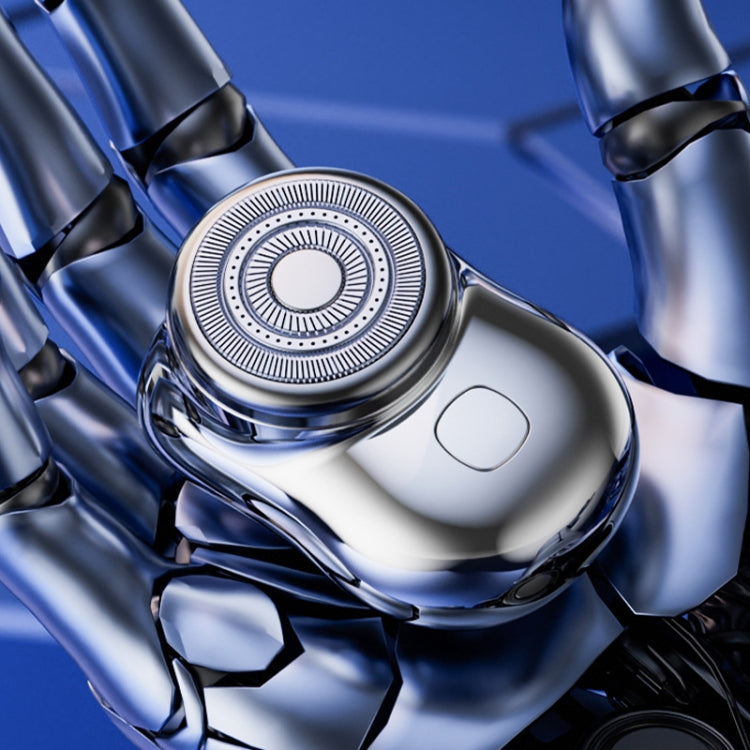 Three-Ring Knife Mesh Electric Men Shaver Travel Portable Mini Shaver, Color: Gradient Blue - Electric Shavers by PMC TechLife | Online Shopping South Africa | PMC TechLife | Buy Now Pay Later Mobicred