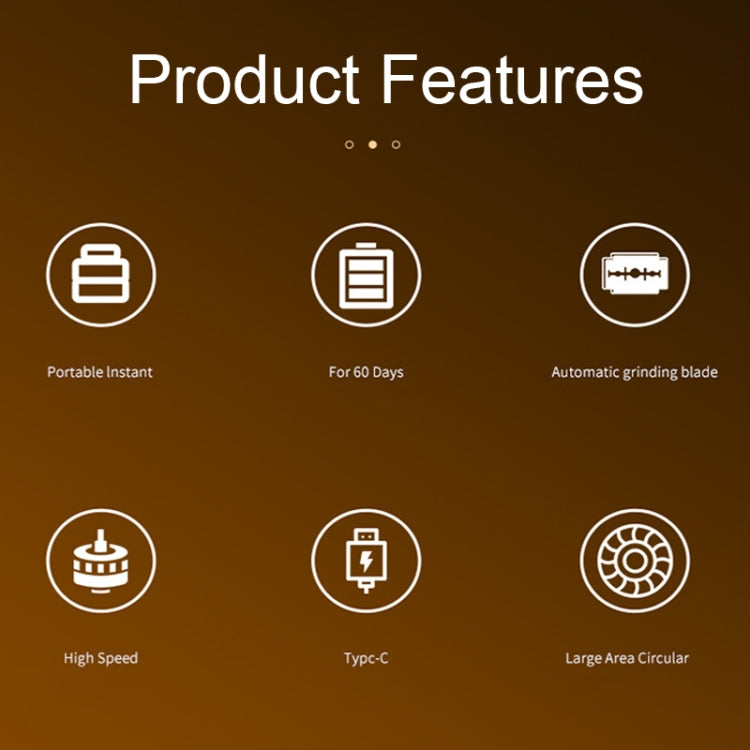 Rechargeable Travel Electric Shaver Portable Elbow Mini Floating Head Shaver(Orange) - Shavers & Accessories by PMC TechLife | Online Shopping South Africa | PMC TechLife | Buy Now Pay Later Mobicred