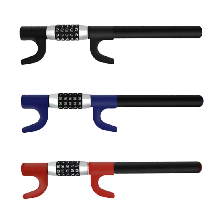 Car Anti-Theft Steering Wheel Retractable Adjustable Code Lock(Blue) - Steering Wheel Locks by PMC TechLife | Online Shopping South Africa | PMC TechLife | Buy Now Pay Later Mobicred