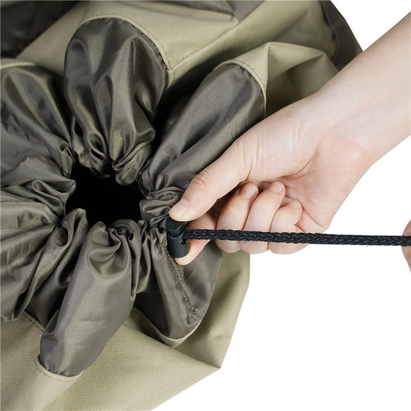 Outdoor Camping Off-road Vehicle Spare Tire Tool Miscellaneous Storage Bag, Color: Black