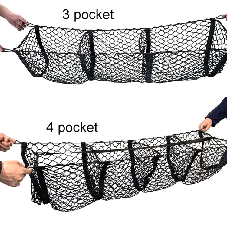 Pickup Truck Three-dimensional Net Bag Off-road Vehicle Trunk Luggage Net Bag, Size: 110x30cm(Four Pocket) - Stowing Tidying by PMC TechLife | Online Shopping South Africa | PMC TechLife | Buy Now Pay Later Mobicred