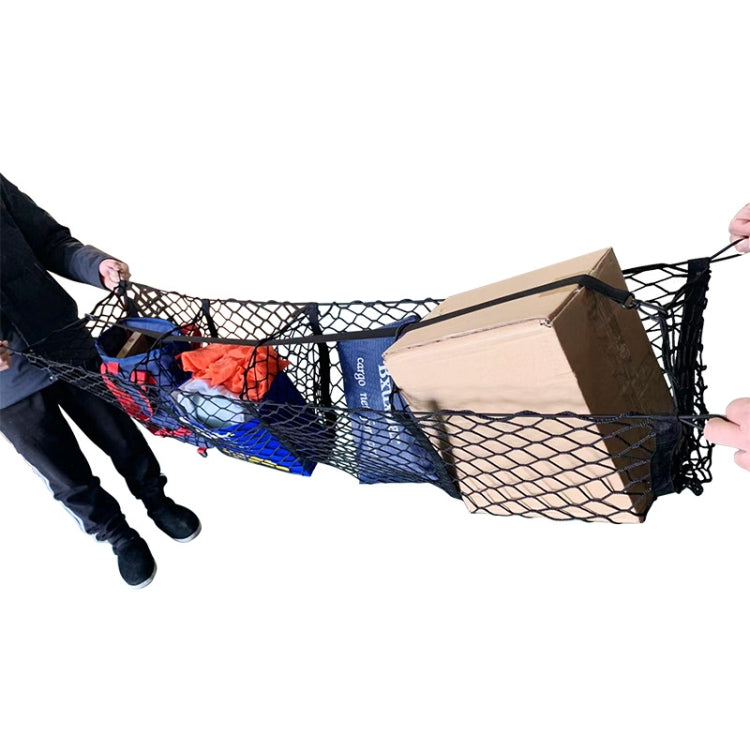 Pickup Truck Three-dimensional Net Bag Off-road Vehicle Trunk Luggage Net Bag, Size: 90x30cm(Three Pocket) - Stowing Tidying by PMC TechLife | Online Shopping South Africa | PMC TechLife | Buy Now Pay Later Mobicred