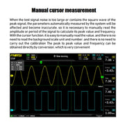 FNIRSI 2 In 1 Dual-Channel 100M Bandwidth Digital Oscilloscope 1GS Sampling Signal Generator, EU Plug 1014D +P4100 Probe