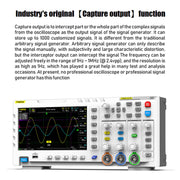 FNIRSI 2 In 1 Dual-Channel 100M Bandwidth Digital Oscilloscope 1GS Sampling Signal Generator, EU Plug 1014D +P4100 Probe