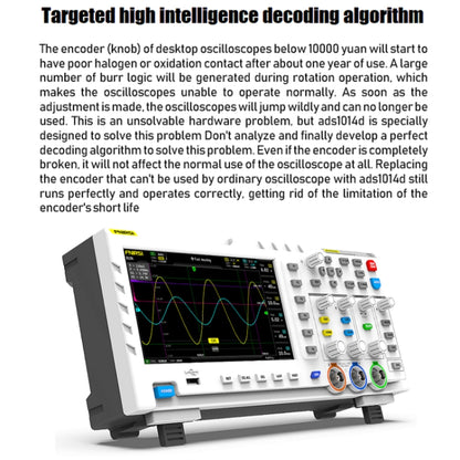 FNIRSI 2 In 1 Dual-Channel 100M Bandwidth Digital Oscilloscope 1GS Sampling Signal Generator, EU Plug 1014D +P4100 Probe - free shipping - PMC Jewellery - Order now!
