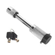 Car Latch Lock Trailer Tow Hook Anti-theft Padlock(Direct Pipe Silver) - Towing Bars by PMC TechLife | Online Shopping South Africa | PMC TechLife | Buy Now Pay Later Mobicred