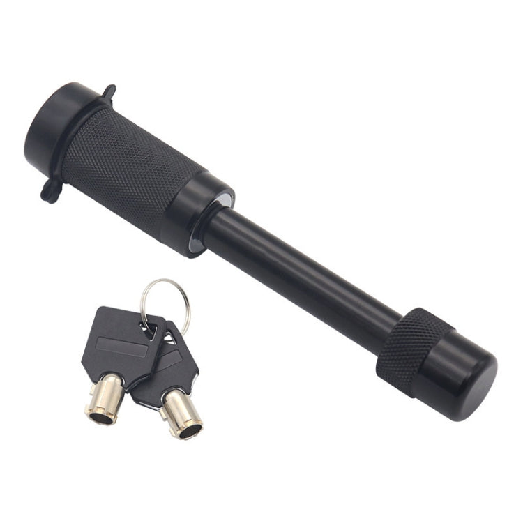 Car Latch Lock Trailer Tow Hook Anti-theft Padlock(Straight Pipe Black) - Towing Bars by PMC TechLife | Online Shopping South Africa | PMC TechLife | Buy Now Pay Later Mobicred