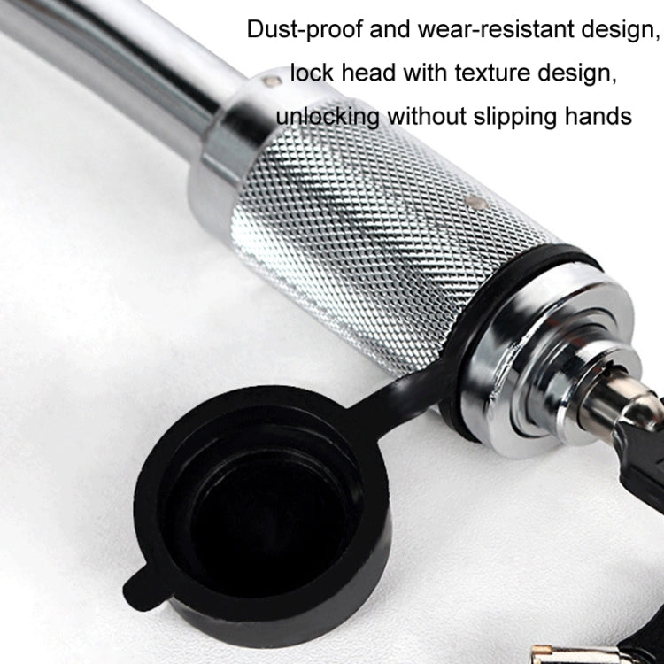 Car Latch Lock Trailer Tow Hook Anti-theft Padlock(Straight Pipe Black) - Towing Bars by PMC TechLife | Online Shopping South Africa | PMC TechLife | Buy Now Pay Later Mobicred