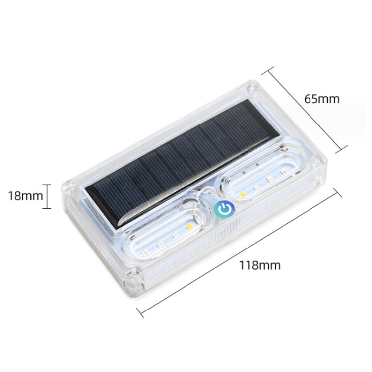 Car Solar Warning Light Anti-rear Collision LED Tail Light(Strong Magnetic) - Warning Lights by PMC TechLife | Online Shopping South Africa | PMC TechLife | Buy Now Pay Later Mobicred