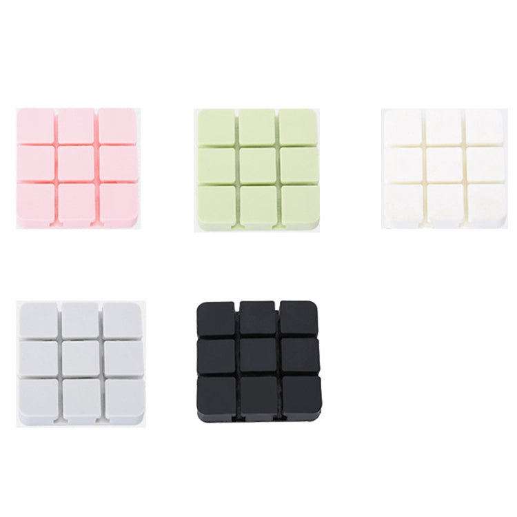 Cable Clip Desk Wall USB Charging Cable Holder Organizer Cable Winder(White)