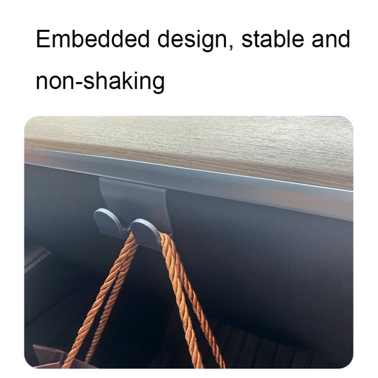 For Tesla Model Y Passenger Glove Box Hook Interior Modification Accessories(Black) - free shipping - PMC TechLife - Order now!