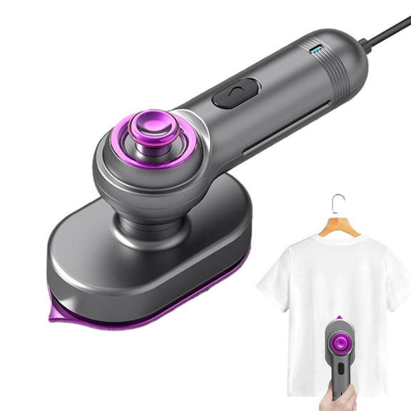 30W Mini Steamer Rotary Folding Iron Insulation Anti-Scald Garment EU Plug(Grey)