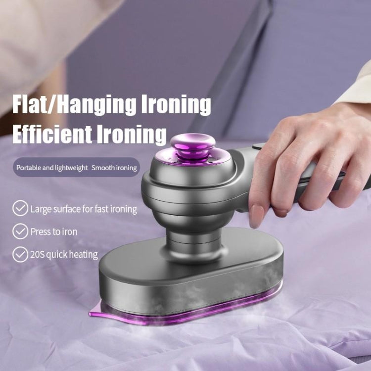 30W Mini Steamer Rotary Folding Iron Insulation Anti-Scald Garment US Plug(White)