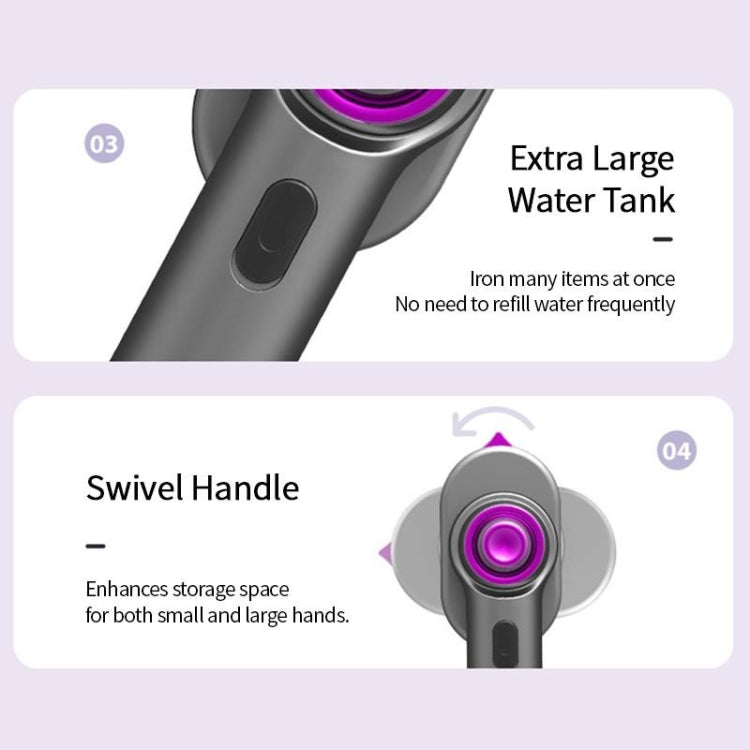 30W Mini Steamer Rotary Folding Iron Insulation Anti-Scald Garment US Plug(Grey) - free shipping - PMC TechLife - Order now!