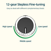 5-in-1 600W Multifunctional  Electric Blender Stainless Steel Food Cooking Stick US Plug