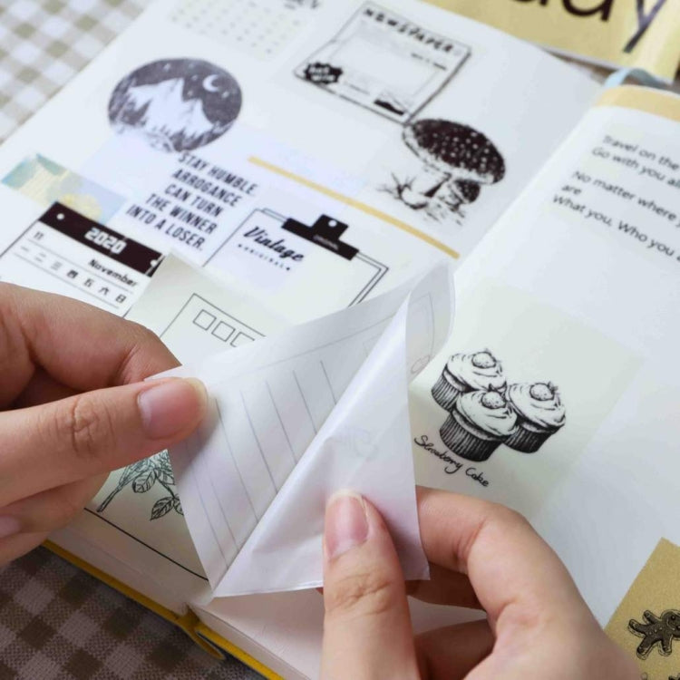 For Phomemo M03 Series 3rolls /Pack 80mmx3.5m 10 Years Thermal Self-adhesive Black on White Printing Paper - Printing Paper by Phomemo | Online Shopping South Africa | PMC TechLife | Buy Now Pay Later Mobicred