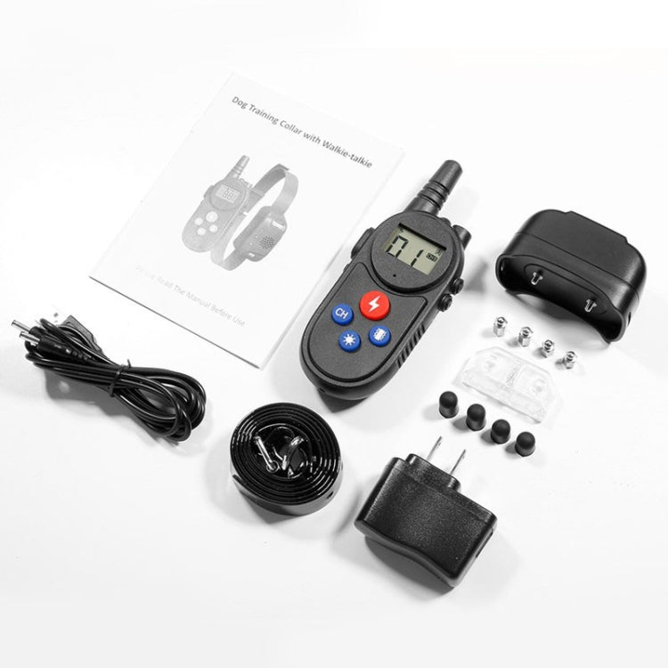 1000m Remote Control Intercom Dog Trainer Electric Shock Vibration Stop Barker(Black) - free shipping - PMC TechLife - Order now!