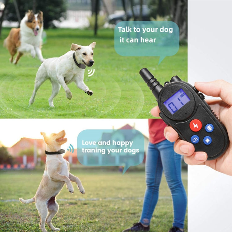 1000m Remote Control Intercom Dog Trainer Electric Shock Vibration Stop Barker(Yellow) - free shipping - PMC TechLife - Order now!