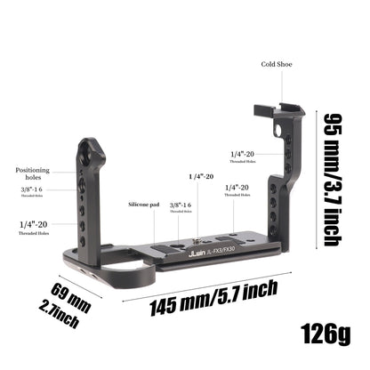 For Sony FX30 FX3 Camera JLWIN Protection Cage Stabilizer Rig, Spec: Only Rabbit Cage - free shipping - PMC Jewellery - Order now!