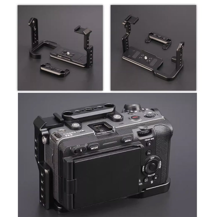 For Sony FX30 FX3 Camera JLWIN Protection Cage Stabilizer Rig, Spec: Rabbit Cage + Top Board - free shipping - PMC TechLife - Order now!