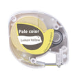 For Phomemo P12 / P12 Pro 12mm x 4m Consumables Label Ribbon, Style: Gray Word on Lemon Yellow Thermal Transfer - Printing Paper by PMC TechLife | Online Shopping South Africa | PMC TechLife | Buy Now Pay Later Mobicred