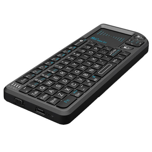 Rii X1 2.4G Mini Classic Wireless Keyboard Keypad And Mouse All-In-One Kit(Black) - free shipping - PMC Jewellery - Order now!