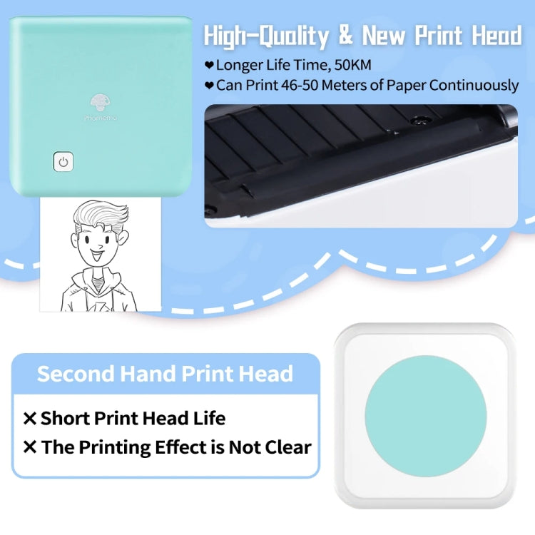 Phomemo M02 PRO Pocket Mini Small Portable Bluetooth Wrong Thermal Tag Printer(Pink) - free shipping - PMC TechLife - Order now!