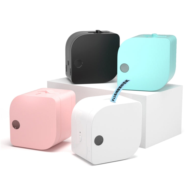 Phomemo P12Pro Li-Ion Battery Compact Bluetooth Convenient Self-Adhesive Thermal Label Printer(White)