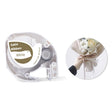 For Phomemo P12 / P12 Pro 12mm x 2m Thermal Transfer Label Ribbon(Gold Word On White) - Printer Accessories by PMC TechLife | Online Shopping South Africa | PMC TechLife | Buy Now Pay Later Mobicred
