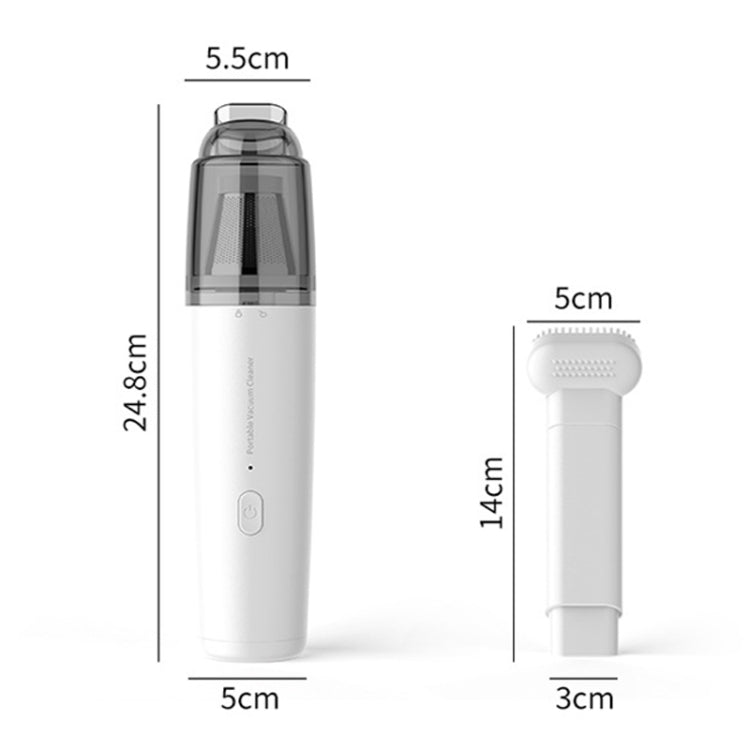 Mini Portable Detachable Wireless Handheld Powerful Car Vacuum Cleaner, Style: Metal Filter (Black) - Vacuum Cleaner by PMC TechLife | Online Shopping South Africa | PMC TechLife | Buy Now Pay Later Mobicred