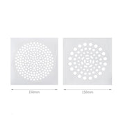 FASOLA 15pcs /Bag Sink Disposable Filter Sewer Mouth Non-woven Floor Drain Sticker, Spec: Large Hole