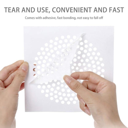 FASOLA 15pcs /Bag Sink Disposable Filter Sewer Mouth Non-woven Floor Drain Sticker, Spec: Small Hole - free shipping - PMC Jewellery - Order now!