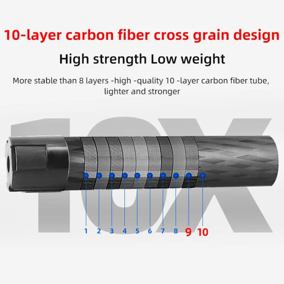 BEXIN RC254 Carbon Fiber Portable Folding Tripod SLR Camera Low Gravity Center Gimbal Photography Bracket