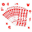400pcs /Pack Style 6 Tanning Sunbathing Stickers Self Adhesive Body Stickers - Sticker & Tags by PMC TechLife | Online Shopping South Africa | PMC TechLife | Buy Now Pay Later Mobicred
