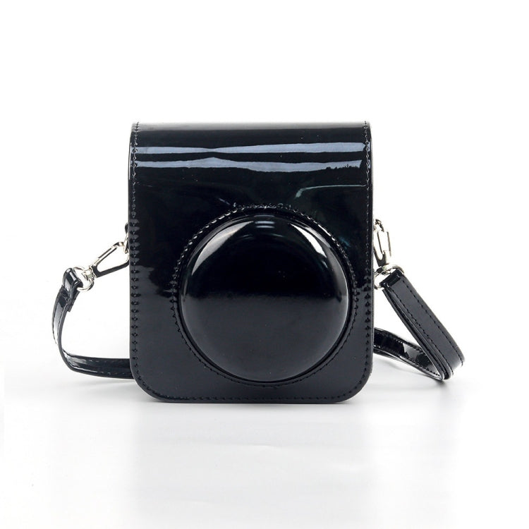 For Polaroid/FUJIFILM Instax Mini12 Mirror Camera Protective Bag(Black) - Leather Bag by PMC TechLife | Online Shopping South Africa | PMC TechLife | Buy Now Pay Later Mobicred