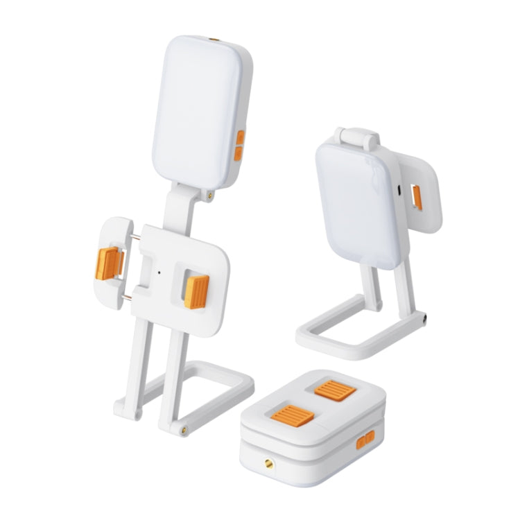 D2 Pro Mini RGB Fill Light Pocket Light with Mobile Phone Holder(White) - Selfie Light by PMC TechLife | Online Shopping South Africa | PMC TechLife | Buy Now Pay Later Mobicred