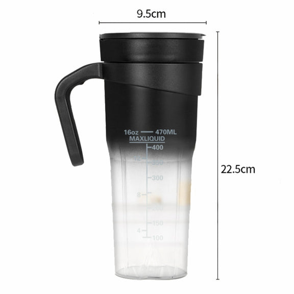 Portable Mini Electrical Extractors USB Charging Multifunctional Juicer(White)