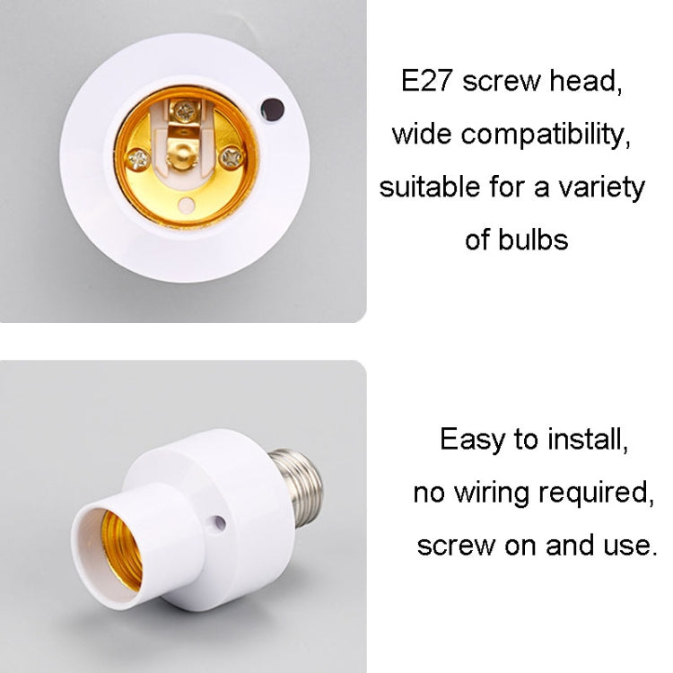 9x5.2cm E27 Screw Smart Light Holder Wireless Bluetooth Remote Control Lamp Base - Lamp Holders & Bases by PMC Jewellery | Online Shopping South Africa | PMC Jewellery | Buy Now Pay Later Mobicred