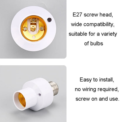 9x5.2cm E27 Screw Smart Light Holder Wireless Bluetooth Remote Control Lamp Base - Lamp Holders & Bases by PMC Jewellery | Online Shopping South Africa | PMC Jewellery | Buy Now Pay Later Mobicred