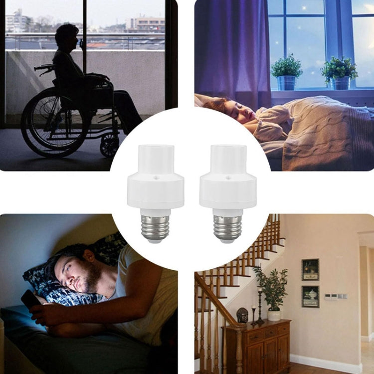 9x5.2cm E27 Screw Smart Light Holder Wireless Bluetooth Remote Control Lamp Base - Lamp Holders & Bases by PMC Jewellery | Online Shopping South Africa | PMC Jewellery | Buy Now Pay Later Mobicred