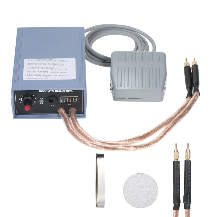 Portable 18650 Battery Spot Welder 5000W High Power Handheld Spot Welding Machine, Style: Footswitch Version US Plug - Others by PMC Jewellery | Online Shopping South Africa | PMC Jewellery | Buy Now Pay Later Mobicred