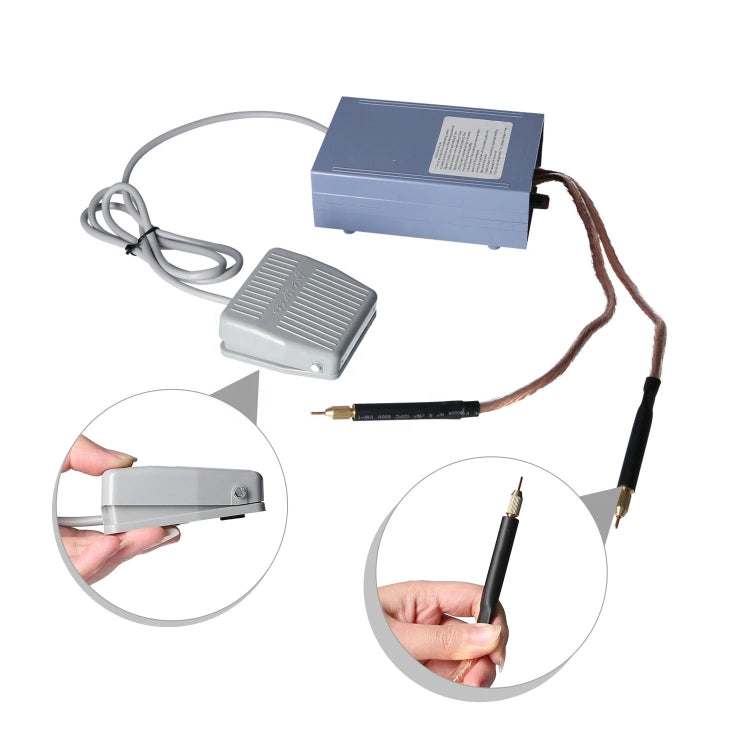 Portable 18650 Battery Spot Welder 5000W High Power Handheld Spot Welding Machine, Style: Automatic Version US Plug