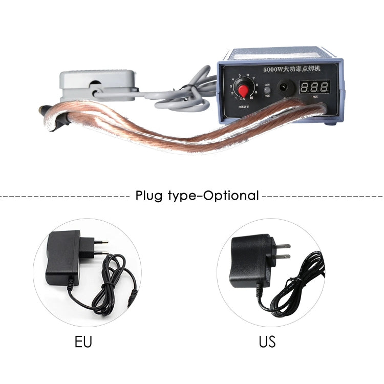 Portable 18650 Battery Spot Welder 5000W High Power Handheld Spot Welding Machine, Style: Automatic Version US Plug - Others by PMC Jewellery | Online Shopping South Africa | PMC Jewellery | Buy Now Pay Later Mobicred