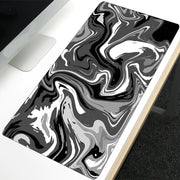 Large Abstract Mouse Pad Gamer Office Computer Desk Mat, Size: 300 x 600 x 2mm(Abstract Fluid 1)
