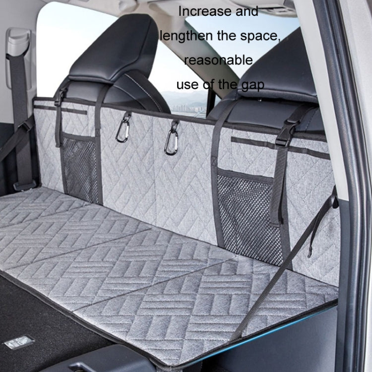 Car Camping Bed Folding Board SUV Rear Row Extension Board For Tesla, Color: Black Embossed - Seat Accessories by PMC TechLife | Online Shopping South Africa | PMC TechLife | Buy Now Pay Later Mobicred