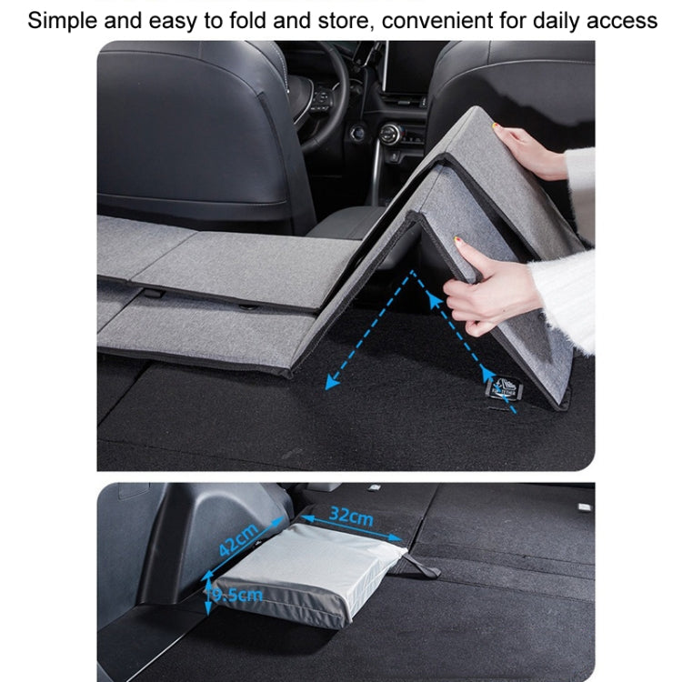 Car Camping Bed Folding Board SUV Rear Row Extension Board For Tesla, Color: Black Embossed - Seat Accessories by PMC TechLife | Online Shopping South Africa | PMC TechLife | Buy Now Pay Later Mobicred