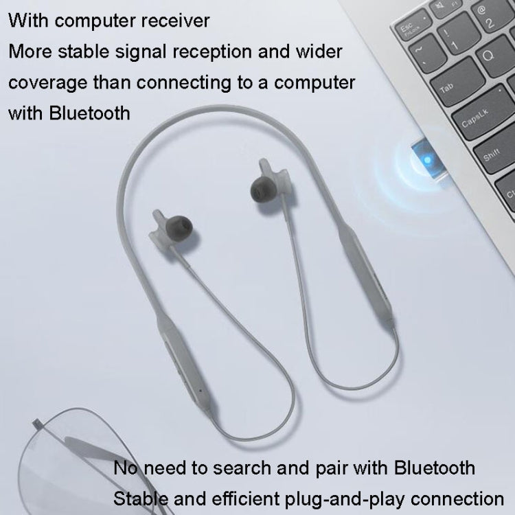 Lenovo ThinkBook UC100 Neckband Dual Wireless Bluetooth Earphone Cell Phone Computer Simultaneous Connection - free shipping - PMC TechLife - Order now!