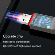 Lenovo Thinkplus TU180 Pro USB3.2 Metal Mobile Flash Drive, Capacity: 1000G