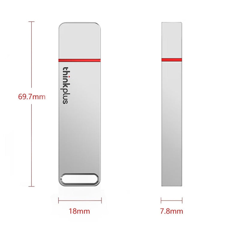 Lenovo Thinkplus TU100Pro USB3.1 Solid State Flash Drive High Capacity Metal USB Memory Disk, Size: 512G(Gray) - free shipping - PMC Jewellery - Order now!